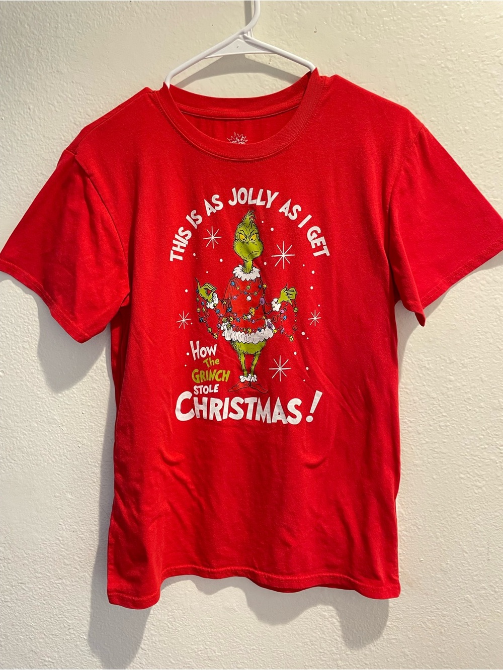 🎅 Dr. Seuss The GRINCH Christmas T-Shirt Size Medium 🎄Jolly Holiday Tee🎁